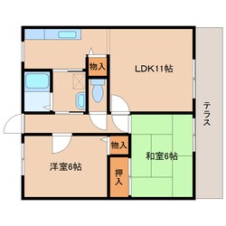 大和小泉駅 徒歩14分 1階の物件間取画像